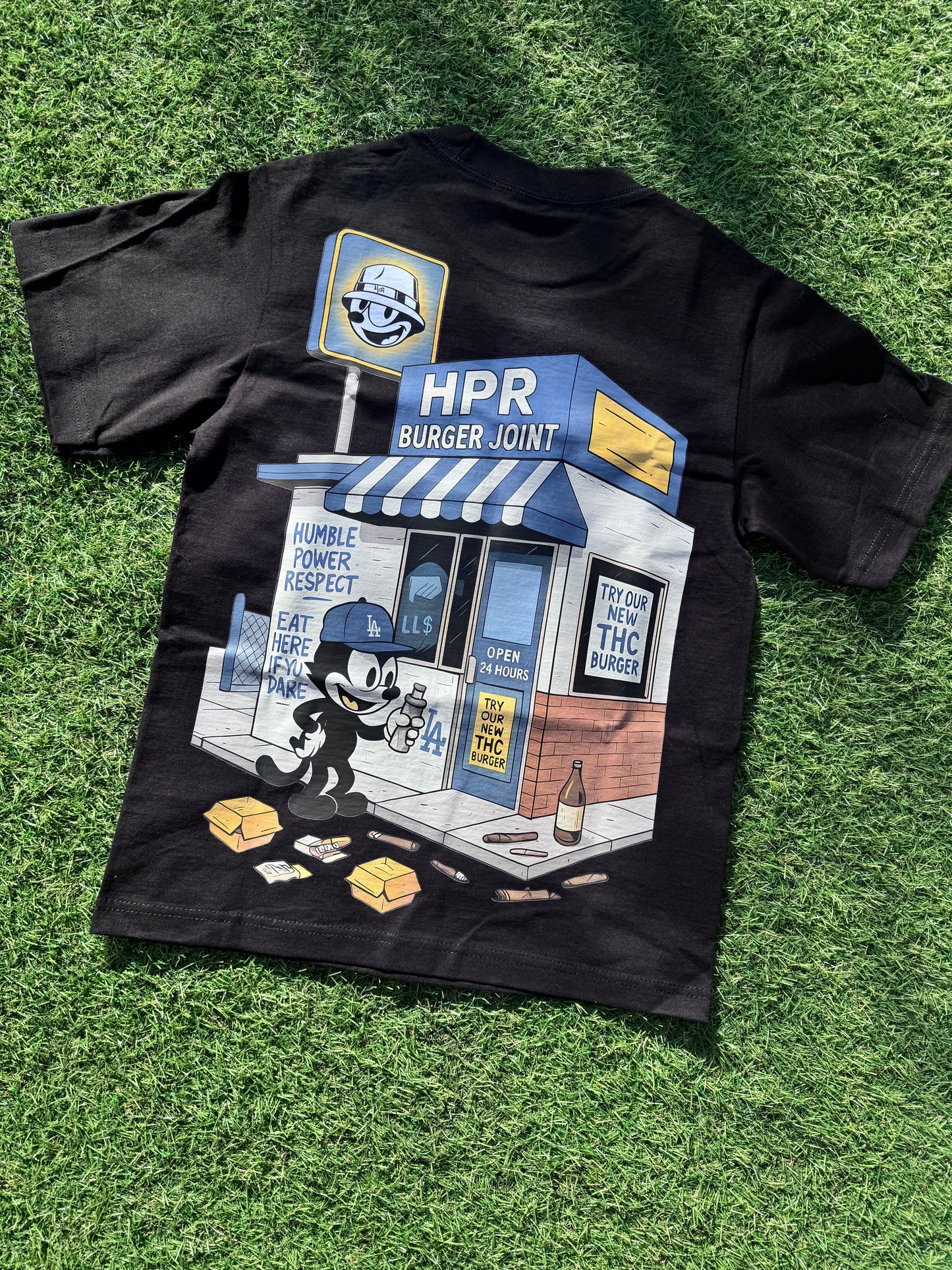 HPR BURGER JOINT BLACK SHIRT๐๐